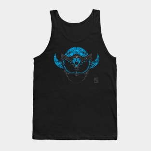 Blue Corazon Mask Tank Top